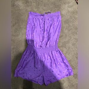 Gianni Bini Size medium romper. Color is purple